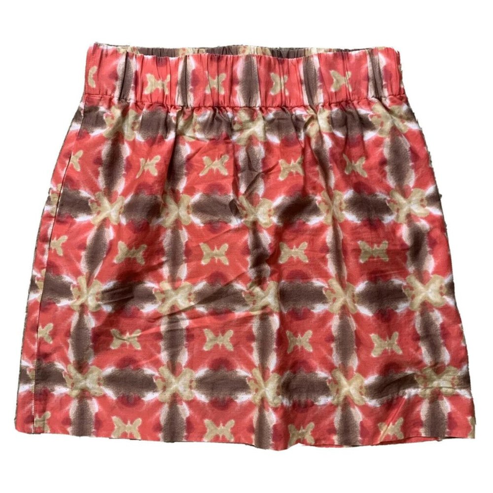 J Crew Skirt Size 2 Women’s Mini Above Knee Circle Style Multicolor Boho hippie